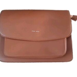 Pixie Mood Tan Clutch. Detachable Crossbody Strap Not Included.   NWOT